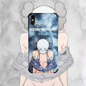 Kaws ブランド iphone12/12 pro/12 mini/12 pro max/11 pro max/se2ケース カウズ  かわいい 個性 ins風 キャラクター 潮流 人気 iPhone X/XS/XRケース ジャケット型  耐衝撃 アイフォン7/8ケース ファッション メンズ レディーズ