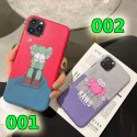 KAWS iphone 12 mini/12 pro max/11 pro max/se2ケース 可愛い カウズ キャラクター ブランド 漫画風 iPhone X/XS/XRケース 個性 カラー 面白い iphone x/xs/xr/8/7/6ケース お洒落 四角保護 ファッション レディース