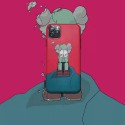 KAWS iphone 12 mini/12 pro max/11 pro max/se2ケース 可愛い カウズ キャラクター ブランド 漫画風 iPhone X/XS/XRケース 個性 カラー 面白い iphone x/xs/xr/8/7/6ケース お洒落 四角保護 ファッション レディース