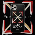 Off-white iphone 12/12 pro/12 mini/12 pro max/11/11 pro/11 pro max/se2ケース ブランド オフホワイト 個性 SPRAY HERE 矢印 韓国風 耐衝撃 アイフォンx/xr/xs max/8/7 plusケース メンズ レディース