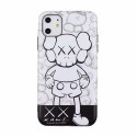 KAWS iphone 12/12 pro/12 mini/12 pro max/11/11 pro/11 pro max/se2ケース おしゃれ 個性 カウズ 潮流 漫画風 人気 ジャケット型 アイフォンx/xr/xs max/8/7 plusケース 耐衝撃 学生 ファッション メンズ レディース