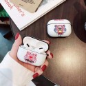 ケンゾー Air Pods pro/2/1ケース 虎頭付き KENZO ブランド エアポッド プロカバー 紛失防止 airpods 3/proケース 落下防止 軽量 携帯便利 充電可能 収納ボックス 8種類 メンズ レディース