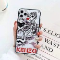 ケンゾーブランド iphone 11/11 pro/11 pro maxケース ジャケット型 虎頭付き KENZO シリコン 滑り止め 激安 iphone x/xs/xr maxスマホケース おしゃれ 耐衝撃 アイフォンx/8/7カバー 超軽量 ファンション 男女兼用