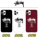 ステューシー ブランド iphone12/12 pro/12 mini/12 pro max/11/11 pro/11 pro maxケース 個性 シンプル stussy モノグラム 大人気 tpu ジャケット型 韓国風 アイフォンx/xs/xr/8/7 plus/se2ケース ファッション レディース メンズ