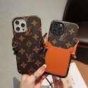 ブランド LV 経典 iPhone13/13pro/12pro max/11proスマホカバー 取り外しストラップ付き ルイヴィトン iphone12pro/13pro max/12mini/11pro maxレザーケース ポケット付き 人気モノグラム 贅沢 アイフォン12/11携帯カバー 耐衝撃 メンズ 高級感