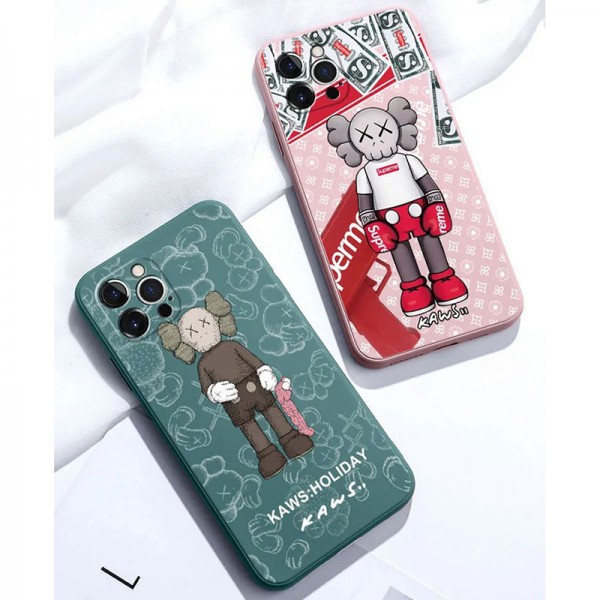 KAWS iphone 12/12 pro/12 mini/12 pro max/11/11 pro/11 pro max/se2ケース 個性 カウズ風 セサミストリート Sesame Street シュプリーム ストラップ Galaxy s10/note10/A70 シリコン 芸能人愛用 huawei p40 ソフトケース アイフォンx/xs/xr/8/7/6カバー メンズ レディーズ