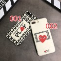 COMME des GARCONS ブランド PLAY風 iPhone 12/12 pro/12 mini/12 pro max/11/11 pro/11 pro max/seスマホケース かわくぼ れい cdg ハードプリント コムデギャルソン モノグラム おしゃれ 大人気 アイフォンse2/x/xs/xr/8/7カバー メンズ レディース