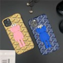 KAWS ゴヤール コンボ iphone 12/12 pro/12 mini/12 pro max/11/11 pro/11 pro max/se2ケース カウズ かわいい Goyard ジャケット型 ファッション セレブ愛用 シンプル Galaxy s20/s20+/s10/s9/note20ケース  ins風 ビジネス 激安 huawei p30ケース メンズ レディーズ