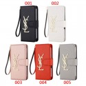 YSL イブサンローランIPhone 13Pro max/13Pro/13mini/13ケースブランド手帳型シンプル iphone12/12 pro/12 mini/12 pro maxカバー上質レザー耐衝撃アイフォン11/11 pro/11 pro max/se2ケース ストラップ付き カード収納  女性向けファッション レディーズ