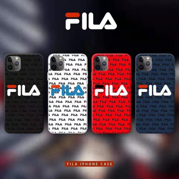 FILA ブランド iphone 12 pro/12 mini/12 pro max/11 pro/11 pro max/se2ケース モノグラム Fila セレブ愛用 フィラ シンプル 面白い ジャケット型 激安 アイフォン12/11/x/xr/xs max/8plus/7ケース 耐衝撃 ファッション メンズ レディース