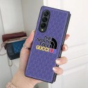 The North Faceブランド Galaxy Z Fold3スマホケース スムーズ 折り畳み式 デザイン 超薄型 ザノースフェイス コラボ gucci galaxy z flip 3カバーケース 広々雪山柄ファッション 男女兼用