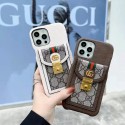 グッチ ブランド iphone13pro max/13pro/13スマホケース 背面ポケット付き 耐衝撃 Gucci アイフォン12pro/12pro max/12カバー 上質革 高級感 IPHONE11pro max/11pro/11ケース 軽量 放熱性よい 男女兼用