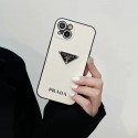 Prada/プラダ iphone14pro/14pro maxケース 黒白デザイン ブランド アイフォン14PLUS/14カバー 簡約 おしゃれ iPhone13pro max/13proケース 全面カバー アップル12/12pro maxカバー 衝撃吸収 IPHONE11proケース キズ埃防止 メンズ レディース