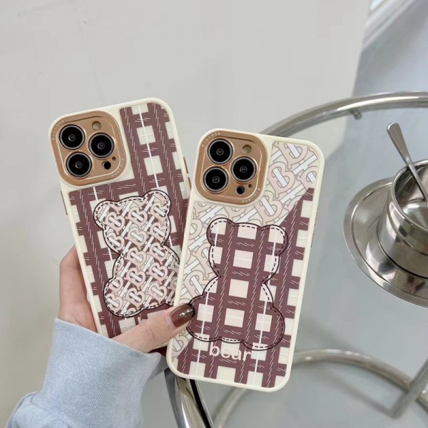 Burberry アイフォン14pro/13Pro携帯カバー 定番B英字柄 バーバリー iphone13pro maxケース ブランド レンズカバー メッキ加工 iPhone12Pro/12ケース ファッション 流行り iphone11pro maxケース 耐衝撃 キズ防止