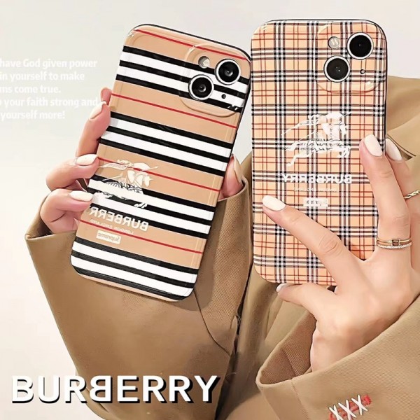 バーバリー ブランド iphone14/13ケース 高品質 ジャケット型 BURBERRYコラボsupreme アイフォン13pro maxカバー 定番チェック柄 iphone13proスマホケース ソフト 落下保護 iphone12pro/12カバー キズ防止 オシャレ 男女兼用 