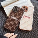 ブランド Celine アイフォン13pro max/13mini/13pro/13スマホケース シンプル 高品質 セリーヌ IPHONE12pro max/12pro/12携帯カバー 経典モノグラム 衝撃吸収 iphone11pro max/11pro/11ケース 持てる メンズ レディース