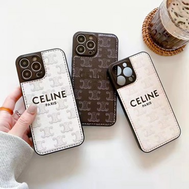 流行りブランドセリーヌiphone13/13pro/13pro max革カバー 衝撃吸収 カワイイ CELINE アイフォン12Pro/12/12pro max経典柄ケース 傷防止  メンズ iphone11pro/11pro max/11/se2ソフトケース 大人気 レディース スタイリッシュ