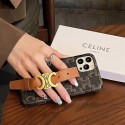 おしゃれブランド セリーヌ Celine アイフォン13pro max/13pro/13ケース 高級レザー 耐衝撃 iphone12pro/12pro max/12カバー 革グリップ付き 金具ロゴ付き 落下防止 IPHONE11pro max/11pro/11薄型ケース 放熱性よい メンズ 可愛い レディース 激安