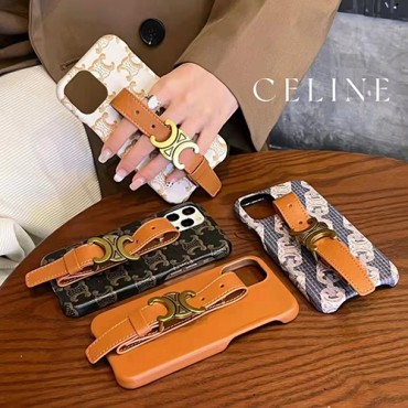 おしゃれブランド セリーヌ Celine アイフォン13pro max/13pro/13ケース 高級レザー 耐衝撃 iphone12pro/12pro max/12カバー 革グリップ付き 金具ロゴ付き 落下防止 IPHONE11pro max/11pro/11薄型ケース 放熱性よい メンズ 可愛い レディース 激安