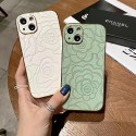 シャネルブランドフレームメッキ加工 IPhone13Pro max/13Pro/13携帯カバー 精緻 椿柄エンボス chanel IPHONE12pro max/12pro/12ケース 耐衝撃 高級感 iphone11pro/11 pro max/11/se2ケース 上品 ファッション 高品質 レディース