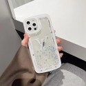 ペア揃いグッチ iPhone14/13 Proケースブランド クリア キラキラ Chanel アイフォン13promax/13カバー グリッター ラメ  かわいい 透明 ルイヴィトン iphone12/12PROスマホケース 着脱安い IPHONE11promax/11pro/11カバー黄変防止 おしゃれ  男女