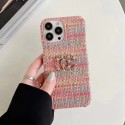 Chanel ツイード iphone14plus/14proカバー 気質 ブランド アイフォン14Promax/14ケース シャネル 耐衝撃 iphone 13pro/13Promaxケース 着脱安い iPhone13/12proカバー 軽量 iphone12Pro max/11pro/11保護ケース 高品質 スタイリッシュ 上品 セレブ愛用