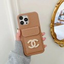 Chanelブランドアイフォン13mini/13proスマホカバー エレガント 女性 シャネル iphone13 pro max/13ケース 高級puレザー IPhone 12pro max/12mini/12カバー 背面ポケット付き 耐衝撃 iphone11pro max /11proケース かわいい 耐久性