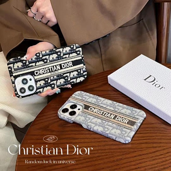 Dior ブランド アイフォン13pro/13pro max/13スマホケース 柔らかい 布製 衝撃吸収 ディオール iphone12pro/12pro max/12カバー シンプル 高品質 IPHONE11pro max/11pro/11ソフトケース 傷防止 フェット 経典柄 ファッション 男女