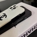 シャネル ブランド iPhone14pro/14ケース ココマークCHANEL アイフォン14plus/14pro maxカバー 黒白 シンプル iPhone13pro max/13miniケース滑り止め iphone12pro/12miniカバー ソフト 落下保護 アップル11/11PRO MAXケース男女兼用 