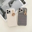 ディオール iPhone14/14promaxケースブランド オシャレ 編み模様 Dior アイフォン14pro/14plus保護カバー 衝撃吸収 エレガント IPHONE13/13proスマホケース キズや指紋防止 アップル12pro max/11pro/11ケース滑り止め ペンダント付き