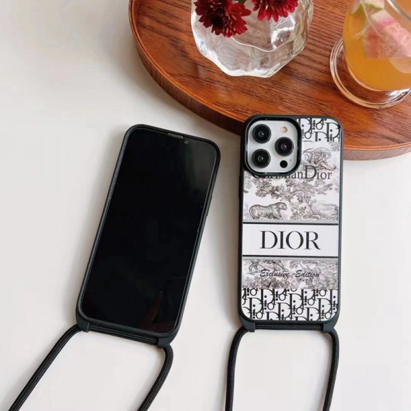 Dior ブランド iphone14Promaxケース 斜め掛け型 ディオール アイフォン14Plus/14カバー 落下防止 iPhone14pro/13promaxケース 二層保護 フィット アップル13/13proカバー 衝撃保護 iPhone12promax/12ケース 高品質 レディース