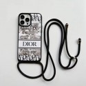Dior ブランド iphone14Promaxケース 斜め掛け型 ディオール アイフォン14Plus/14カバー 落下防止 iPhone14pro/13promaxケース 二層保護 フィット アップル13/13proカバー 衝撃保護 iPhone12promax/12ケース 高品質 レディース