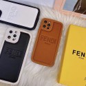 流行りブランドFendi シンプル iphone13Pro max/13Pro/13ソフトケース型押し柄 男女兼用 フェンディアイフォン12pro max/12pro/12カバー 耐久性 フィット IPHONE11 pro max/11ケース  おしゃれ 耐衝撃 手触り良い 