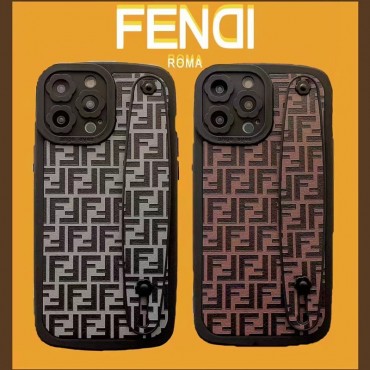 FENDI アイフォン14/13Proスマホケース 落下防止 ベルト付き フェンディ iPhone13pro maxケースブランド オシャレ 浮彫FF柄 IPHONE12pro max/12カバー 滑り止め iphone11pro maxケース ソフト 衝撃吸収 メンズ レディース