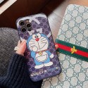 ブランド Gucci ペア揃い アイフォン13pro max/13pro/13カバー 特別なコーデュロイ設計 ドラえもん コラボ グッチ iphone12pro/12pro max/12ソフトケース キュート 漫画柄 iPhone11/11pro max/11pro携帯カバー 耐衝撃 ファッション 面白い 激安