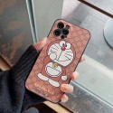 ブランド Gucci ペア揃い アイフォン13pro max/13pro/13カバー 特別なコーデュロイ設計 ドラえもん コラボ グッチ iphone12pro/12pro max/12ソフトケース キュート 漫画柄 iPhone11/11pro max/11pro携帯カバー 耐衝撃 ファッション 面白い 激安