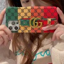 ブランドGucci 高級 iPhone13pro/13pro max/13レザーケース 革ベルト付き 持ちやすい グッチ アイフォン12pro/12pro max/12携帯カバー 落下防止 放熱性よい iphone11pro max/11pro/11ケース 経典モノグラム スタンド機能 メンズ レディース