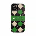 Gucci おしゃれ菱格 iphone13pro/13pro max/13ケースブランド ストライプ デザイン 滑り止め グッチ アイフォン12pro/12pro max/12カバー 耐衝撃 レンズ保護 IPHONE11pro max/11pro/11ケース ファッション メンズ レディース