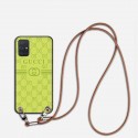 Gucci ブランド Galaxy S22/S22+/S22ultraレザーカバー 取り外し可能紐付き グッチ ギャラクシーa51/a71 5gケース 放熱性良い 可愛い スムーズ Samsung s21ultra/s20+/note20u斜め掛けカバー 落下防止 簡約