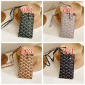 ゴヤール  iphone14plus/13mini/13pro/12pro max/11ケース ショルダーバッグ型 GOYARD ブランド Galaxy s22/s22+/s22ULTRA/note 20U/S21plus/a53/a32ケース 携帯便利 Xperia 1iv/5iii/10ivケース 全面収納 キズ防止 全機種対応 AQUOS Zero5G Basic/R5G/sense4ケース シンプル 耐久性