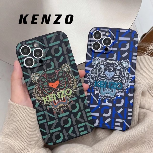 ケンゾー IPhone14/13proカバー 定番トラ柄 Kenzo アイフォン13Pro max/13ケース 耐衝撃 iPhone12pro maxスマホカバー すり傷防止 IPHONE11ケース 防指紋 360° 全面保護 人気 