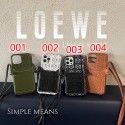 ロエベ iphone14/14plus/14pro/14pro maxケース ブランド カード入り LOEWE アイフォン13Pro max/13Pro/13革カバー 肩ストラップ付き IPhone 12pro max/12pro/12ケース 耐衝撃 落下防止 iphone11proカバー 携帯便利