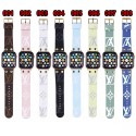 ブランド LV アップルウォッチ6/se レザーバンド 柔らかい 快適 ルイヴィトンapple watch 5 ベルト 潮流スタイル 全モデル適応 IWatch 4 バンド 優雅 人気  高品質 おしゃれ 38~44mm 男の子 レディース