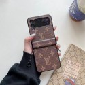 ルイヴィトン ブランド Galaxy z flip3 スマホケース 定番柄 ファッション lv ギャラクシーゼットフリップ3 電話カバー 高品質レザー フィット 贅沢 メンズ向け ビジネススタイル レディース