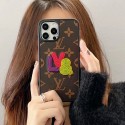 ルイヴィトン ブランド iPhone13pro maxスマホケース 軽量 LV アイフォン13pro/13カバー セレブ人気 iphone12/12pro携帯ケース 刺繍入れ IPHONE12pro maxカバー 耐衝撃 おしゃれ 男女兼用