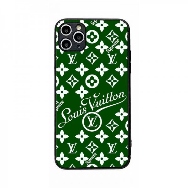 LV コラボ シュプリーム IPHONE13pro maxケース 落下保護 ルイヴィトン iPhone13pro/13miniカバー 人気モノグラム ブランド アップル12mini/12pro maxスマホケース 簡約 シンプル iphone13/12/11proカバー フィット 手入れ安い メンズ レディース