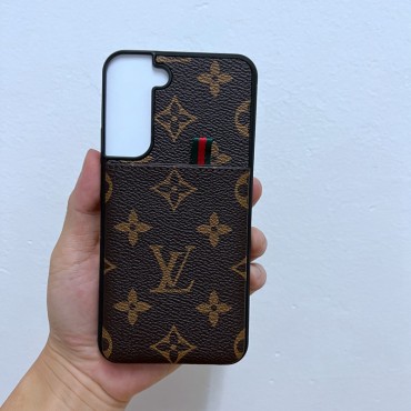 ルイヴィトン 定番ロゴ GALAXY S22+/S22ultra携帯カバー 四角保護 Gucci ギャラクシーs21/s21plusスマホケース フィット 汚れいにくい Galaxy s20ultra/s20カバー 放熱性良い カード収納