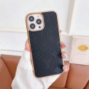 ハイブランド lv アイフォン14/13pro maxケース メッキフレーム ルイヴィトンiPhone13miniカバー 背面レザー 落下保護 IPHONE12pro/12miniケース 高級感 シンプル iphone11pro maxスマホカバー エンボス柄 素晴らしい メンズ レディース