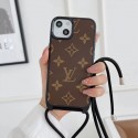 ルイヴィトン iphone 14Pro max/14携帯カバー 定番モノグラム LOUIS Vuitton アイフォン14plus/14Proケースブランド 高級革 iphone13/13pro maxスマホケース 耐久性 斜め掛け 携帯便利