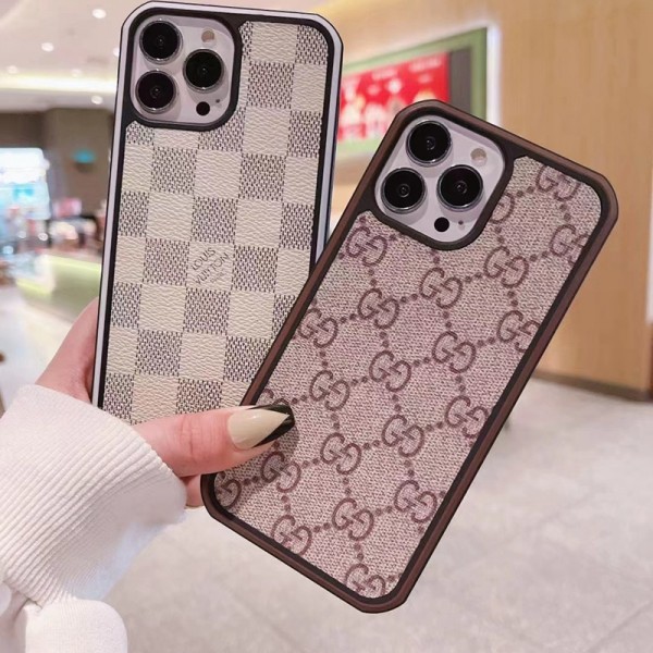 ルイヴィトン iPhone14plus/14pro maxケース ハイブランド 定番ダミエ柄 Louis Vuitton アイフォン14pro/13proスマホカバー 落下保護 柔らかい iphone14/13pro maxケース 二層保護 耐衝撃 iPhone13/12proケース シンプル 高品質 メンズ レディース